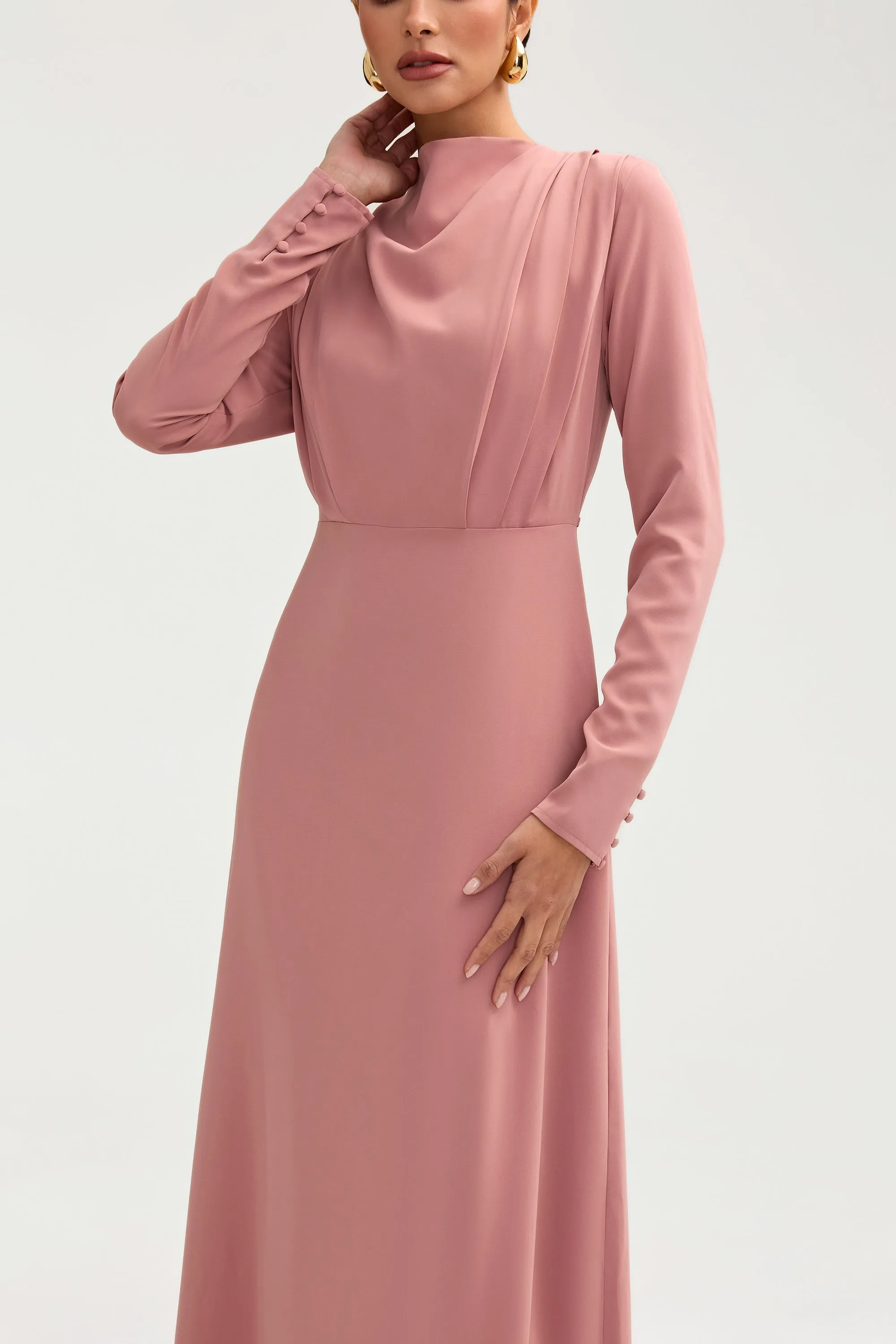 Abrar Maxi Dress - Blush