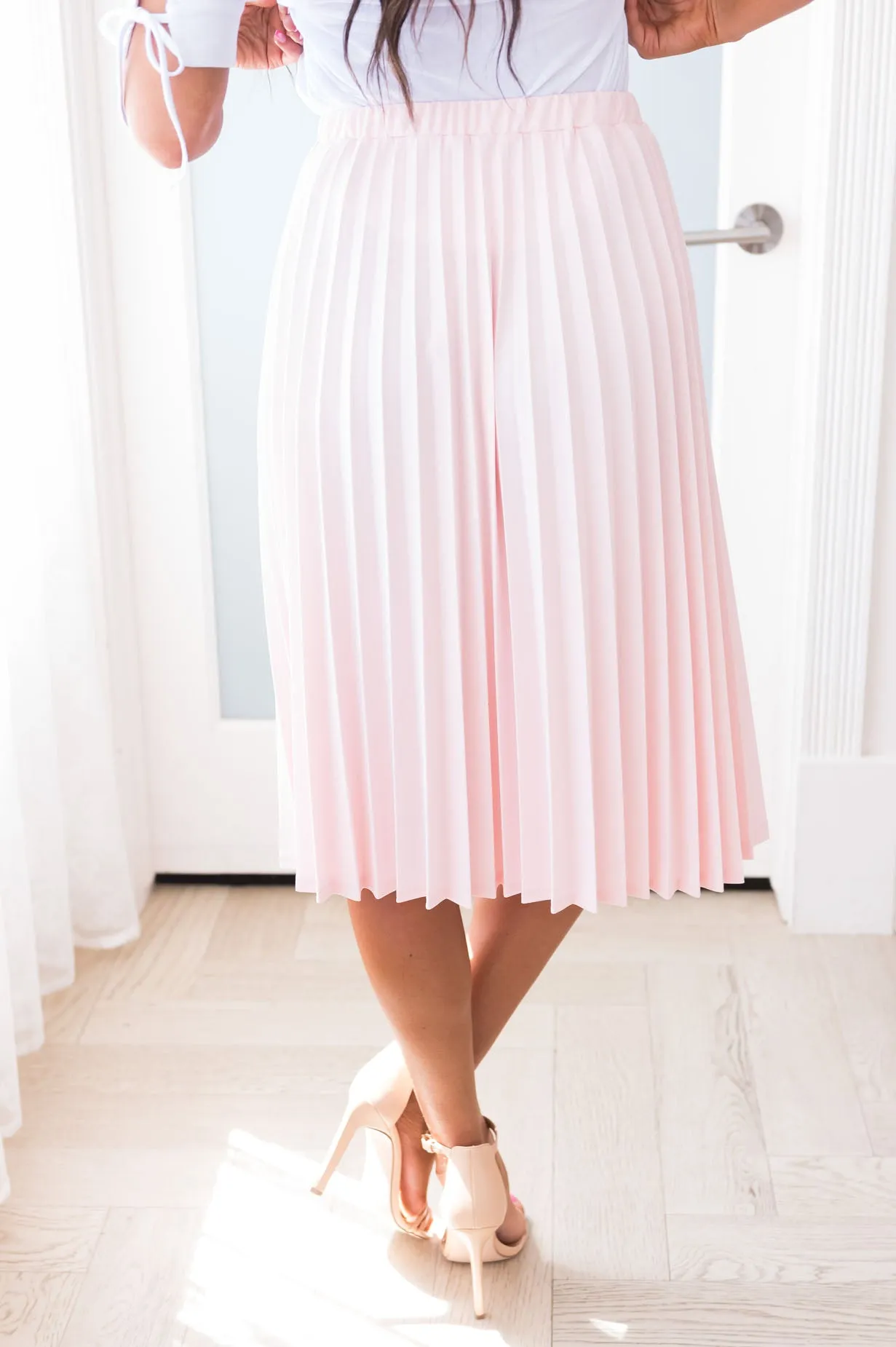 Bare Your Soul Modest Pleat Skirt