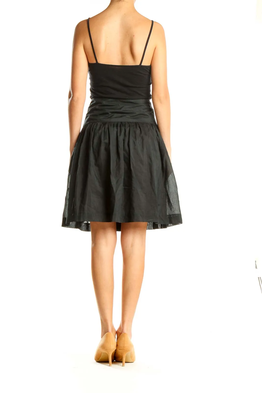 Black Brunch Flared Skirt