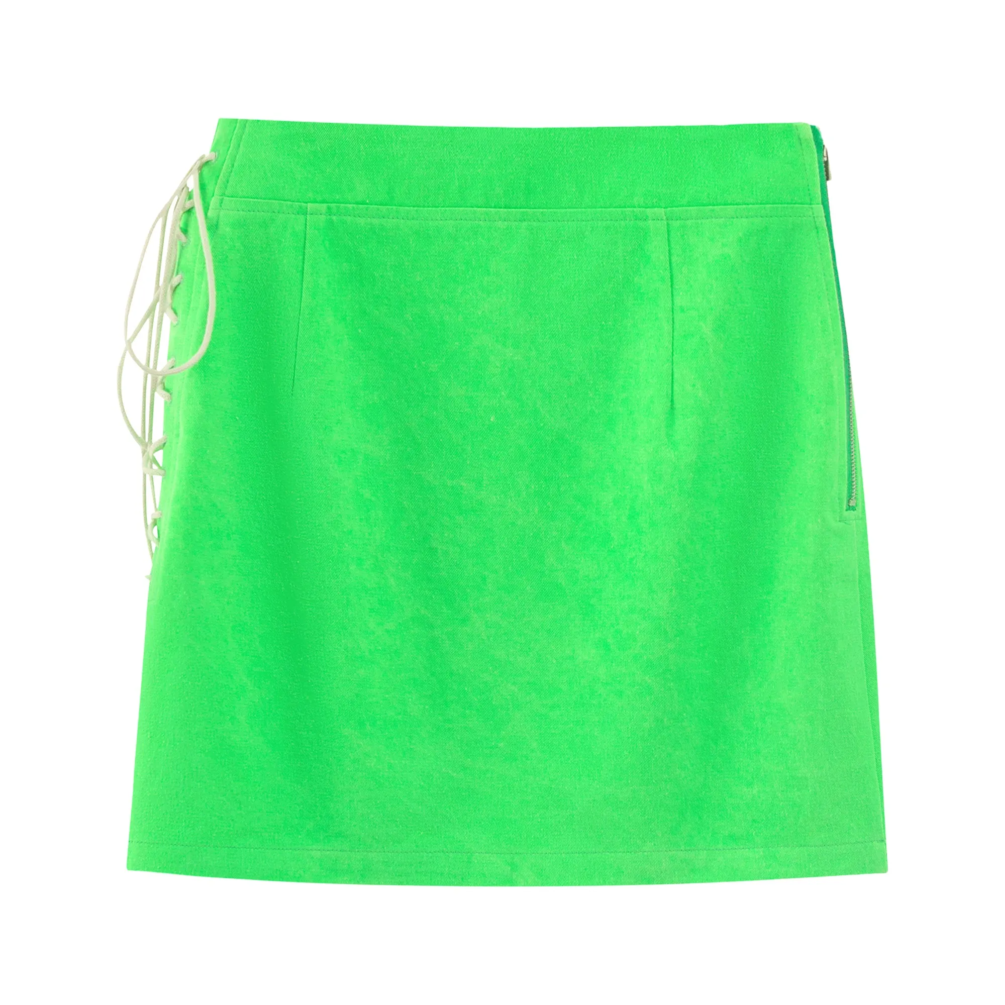 Candy Shirring Mini Skirt