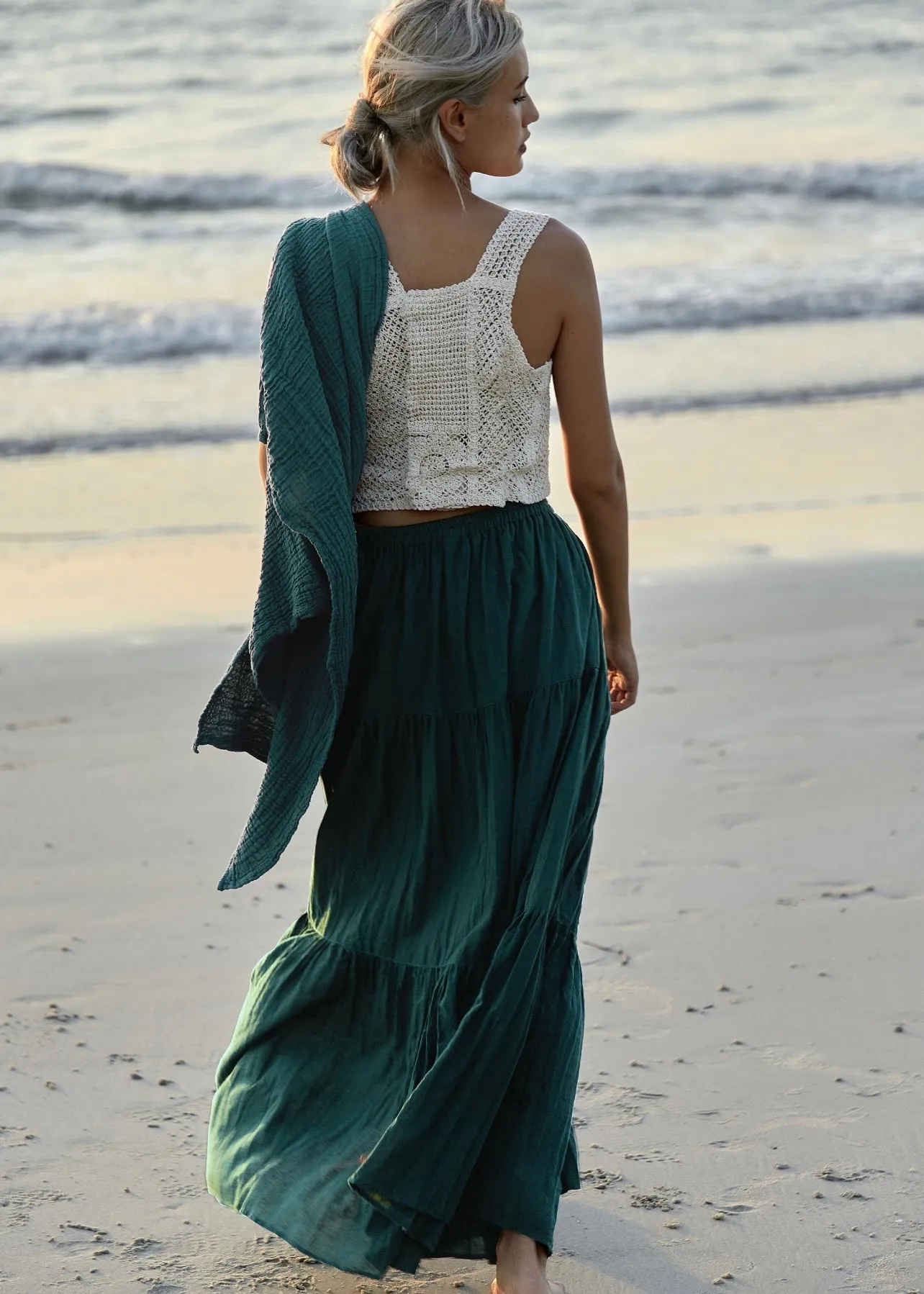 Chala Tiered Maxi Skirt