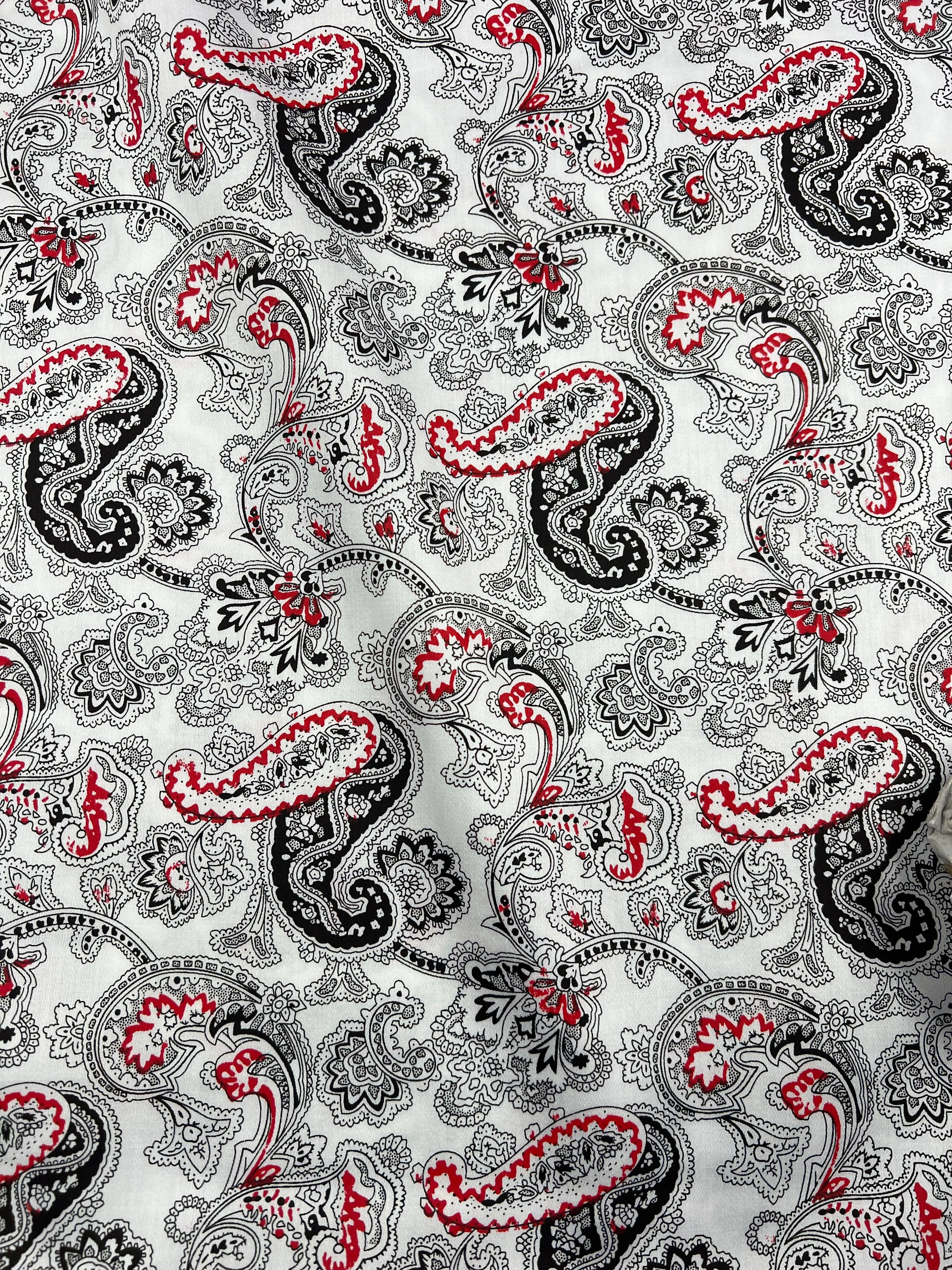 Cotton Sateen - Persian Pickles - 140cm