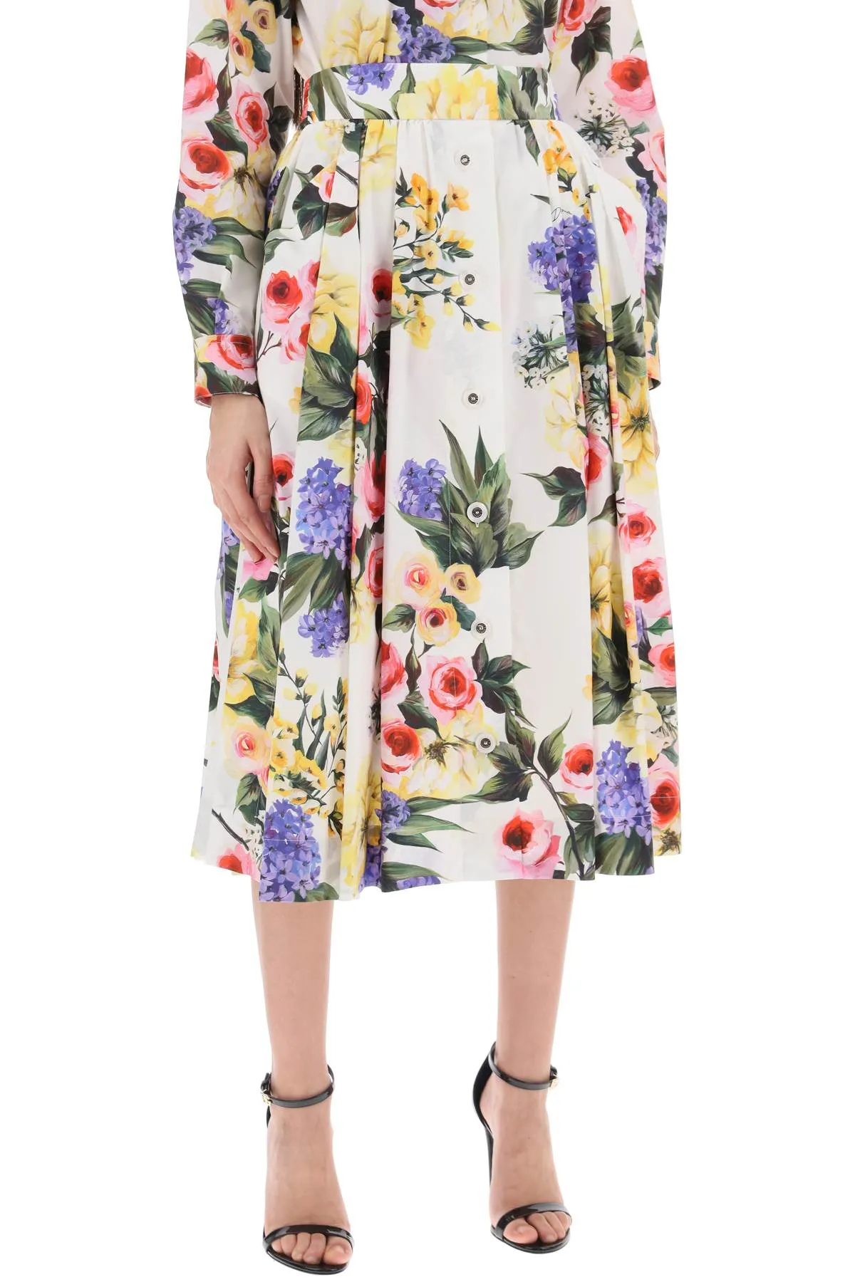 Dolce & gabbana rose garden circular skirt