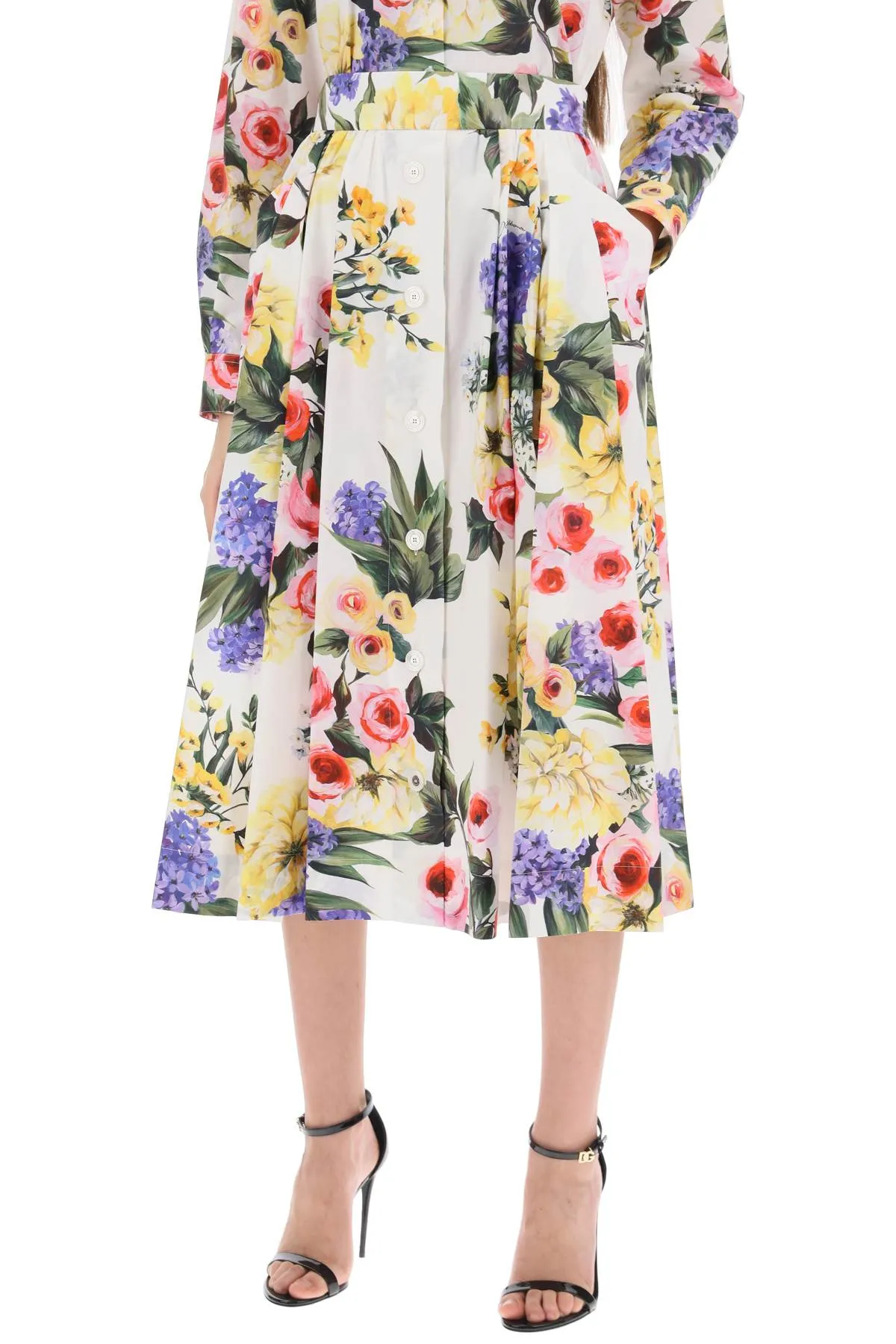 Dolce & gabbana rose garden circular skirt