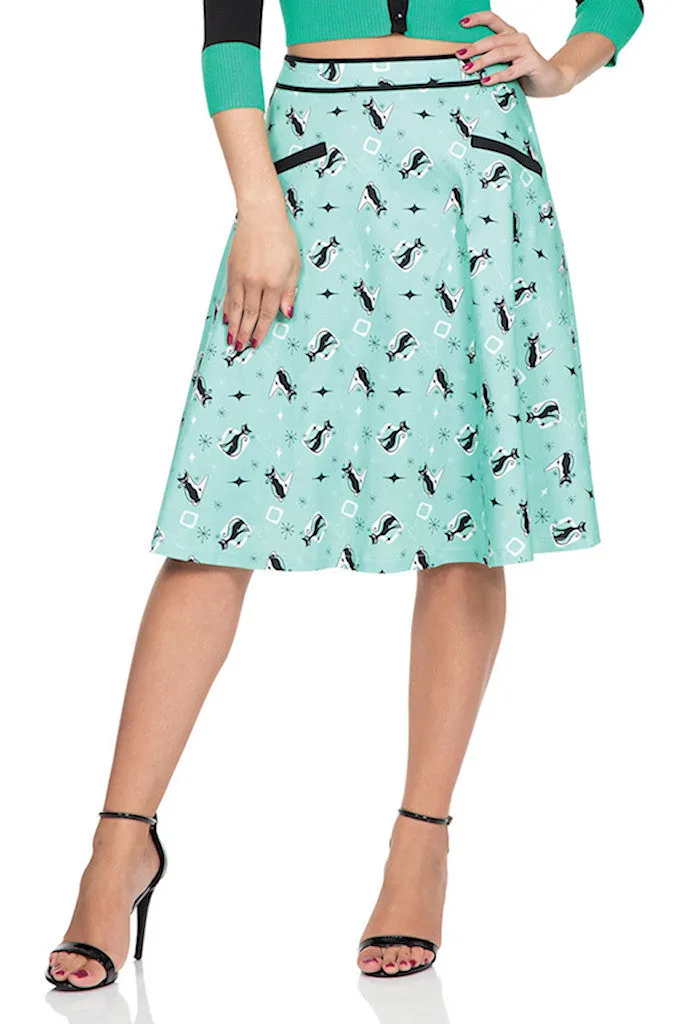 Emma Retro Kitty Skirt