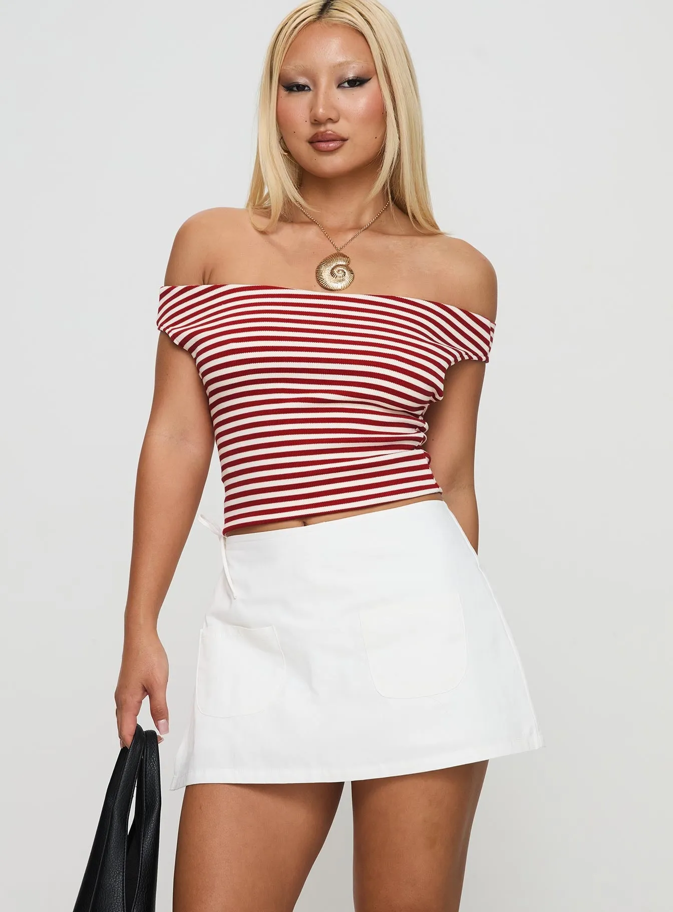 Gigi Wrap Skort White Tall