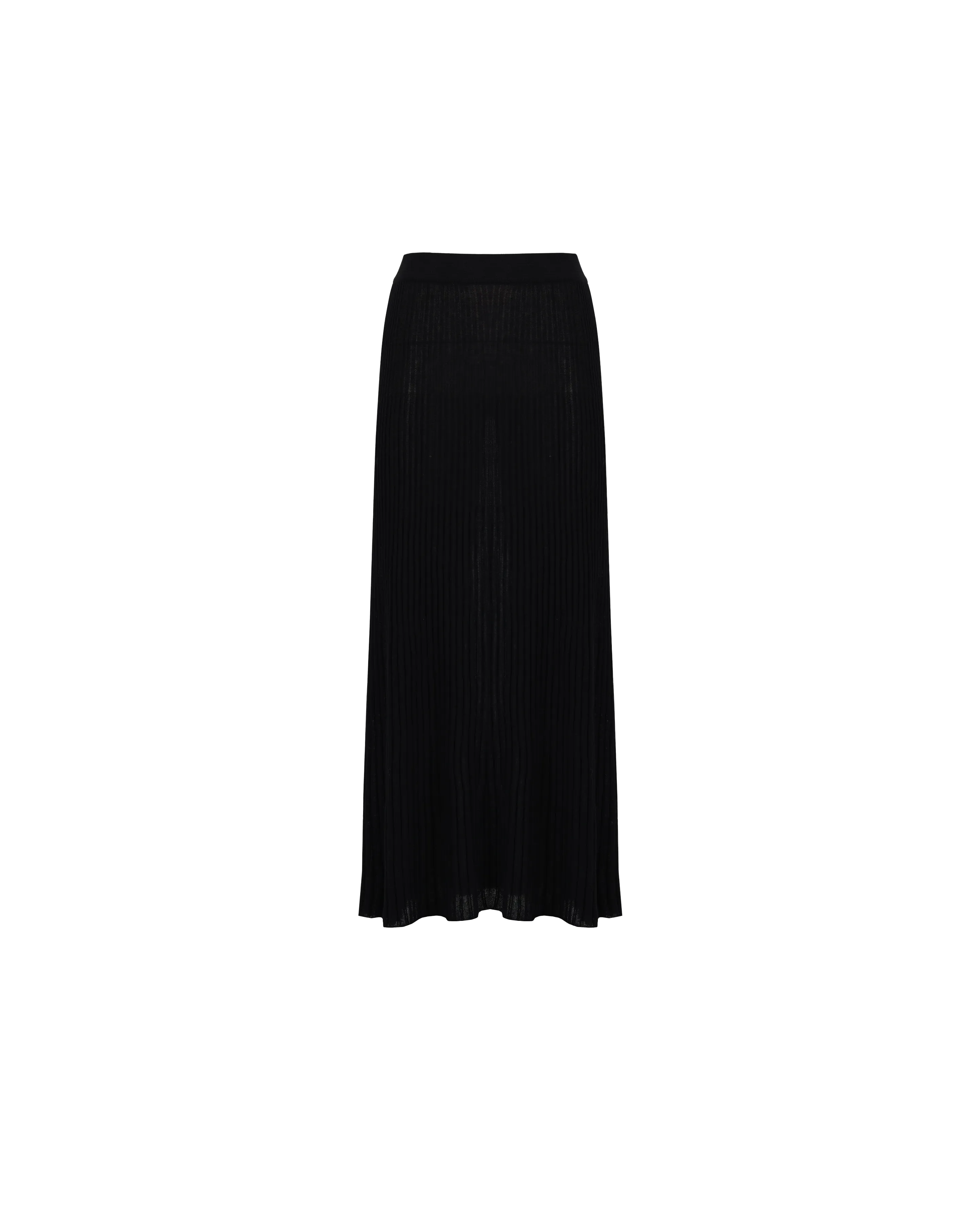 GRETA PLEAT SKIRT BLACK