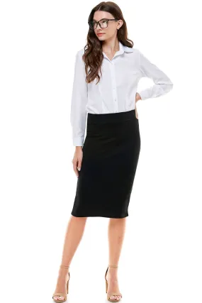 High Waist Pencil Skirt