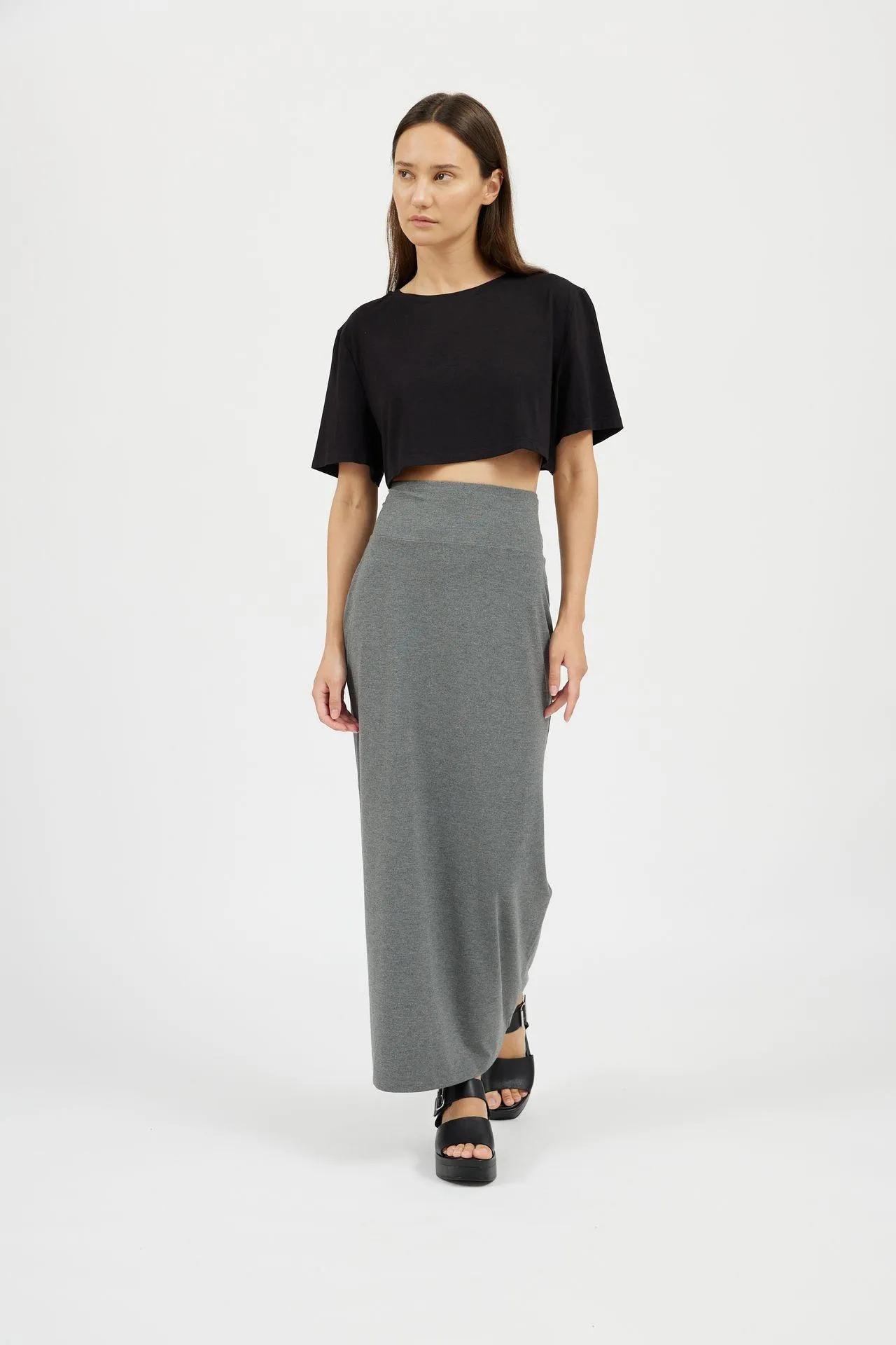 High Waisted Pencil Skirt