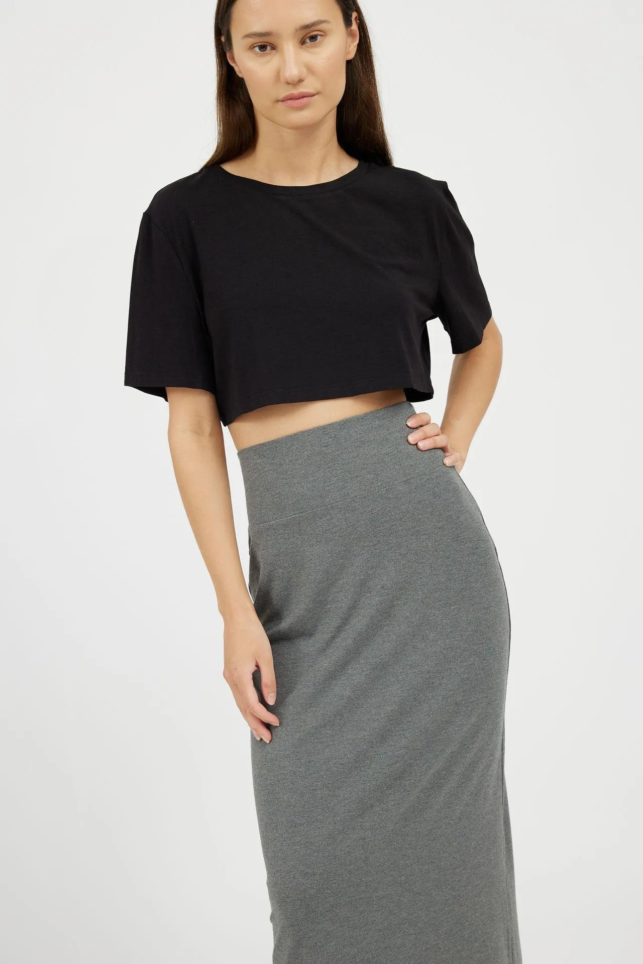 High Waisted Pencil Skirt