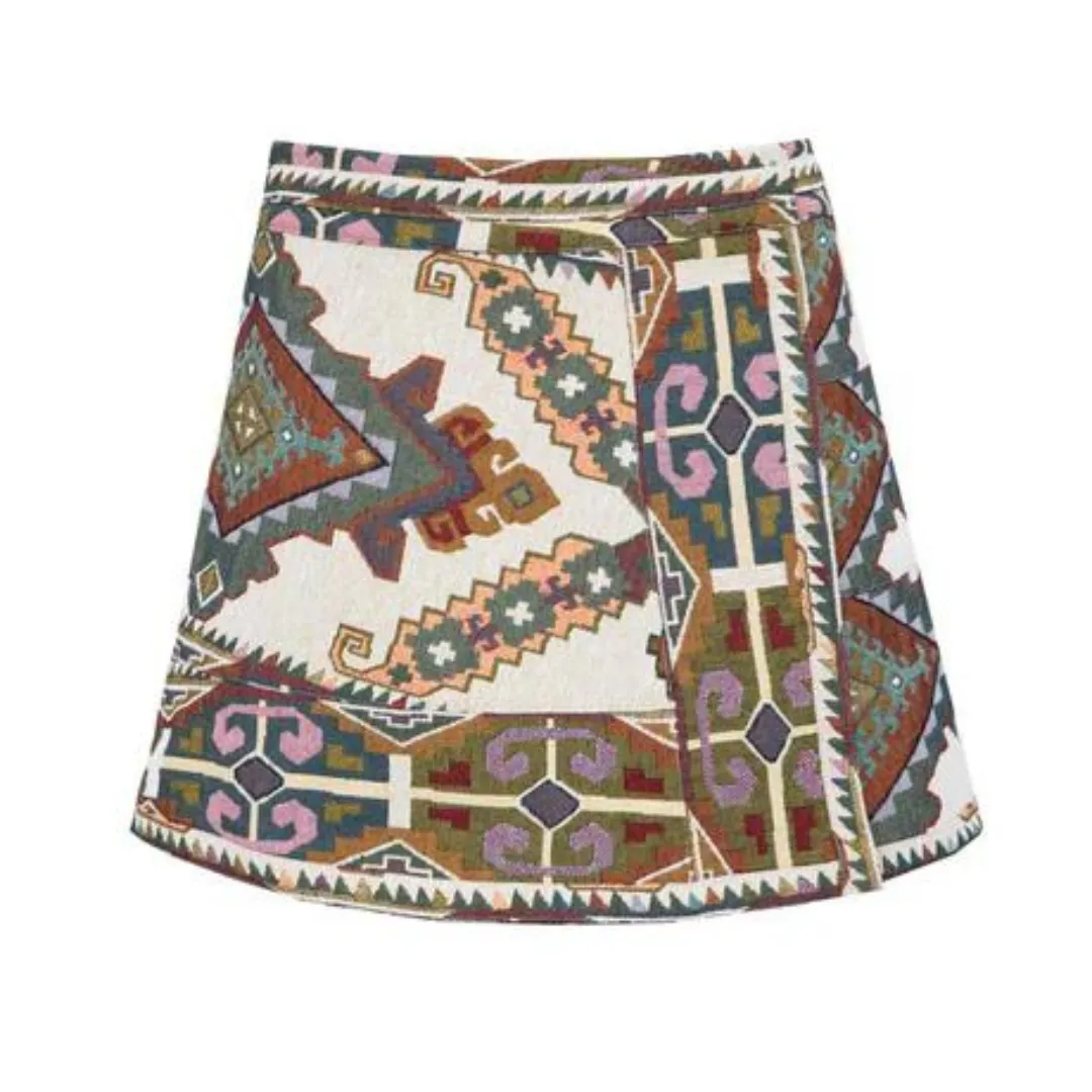 HUNTER BELL Powell Skirt, Antique Tapestry