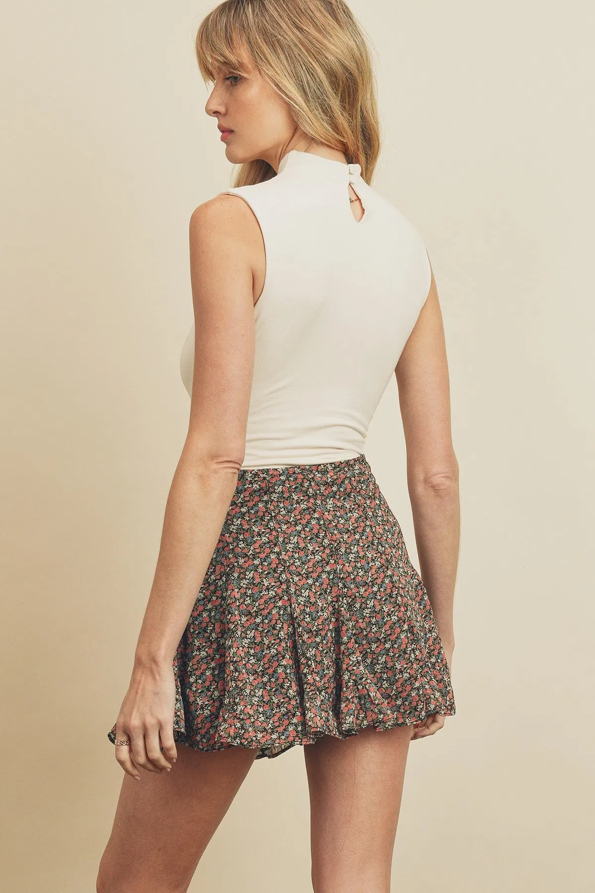 Loveliest Flared Mini Skirt