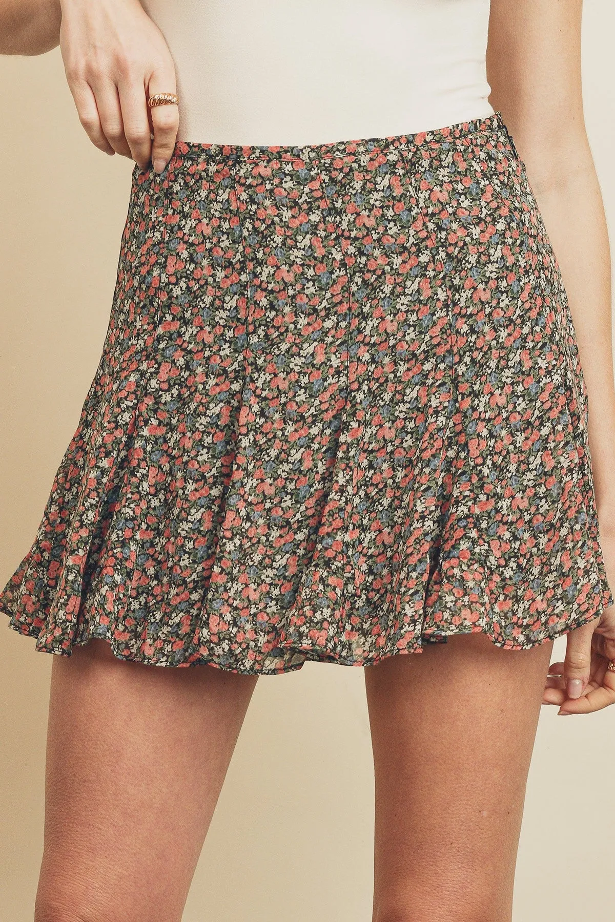 Loveliest Flared Mini Skirt