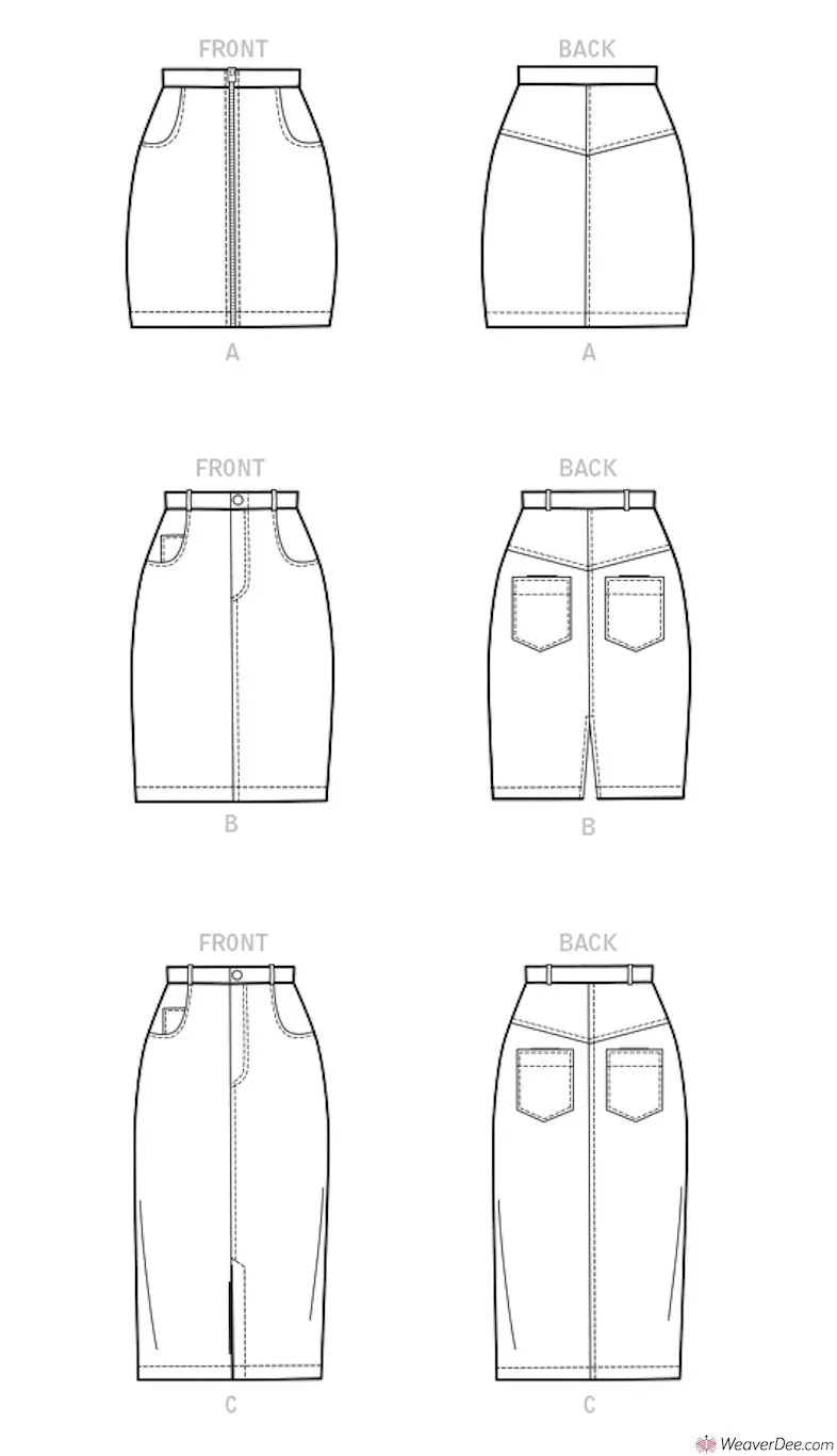 McCall's Pattern M8149 Misses' & Women's Skirts #SterlingMcCalls