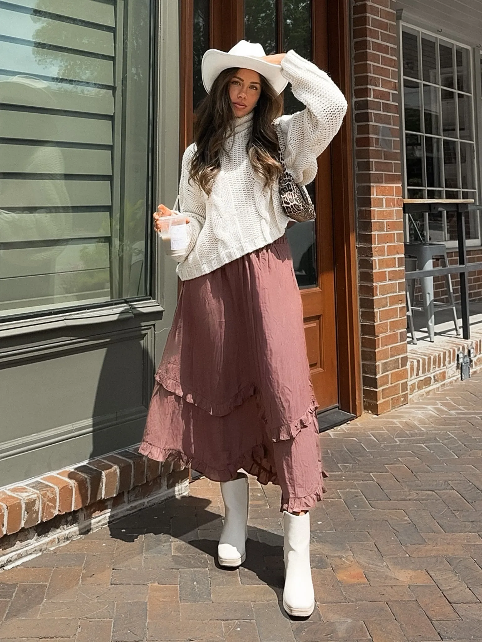 Montana Ruffle Midi Skirt - Final Sale