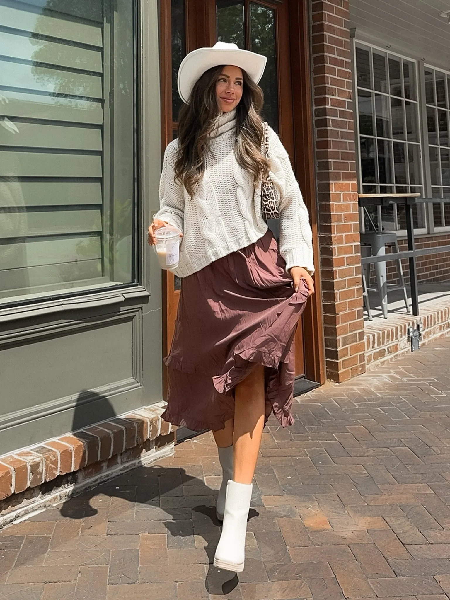 Montana Ruffle Midi Skirt - Final Sale