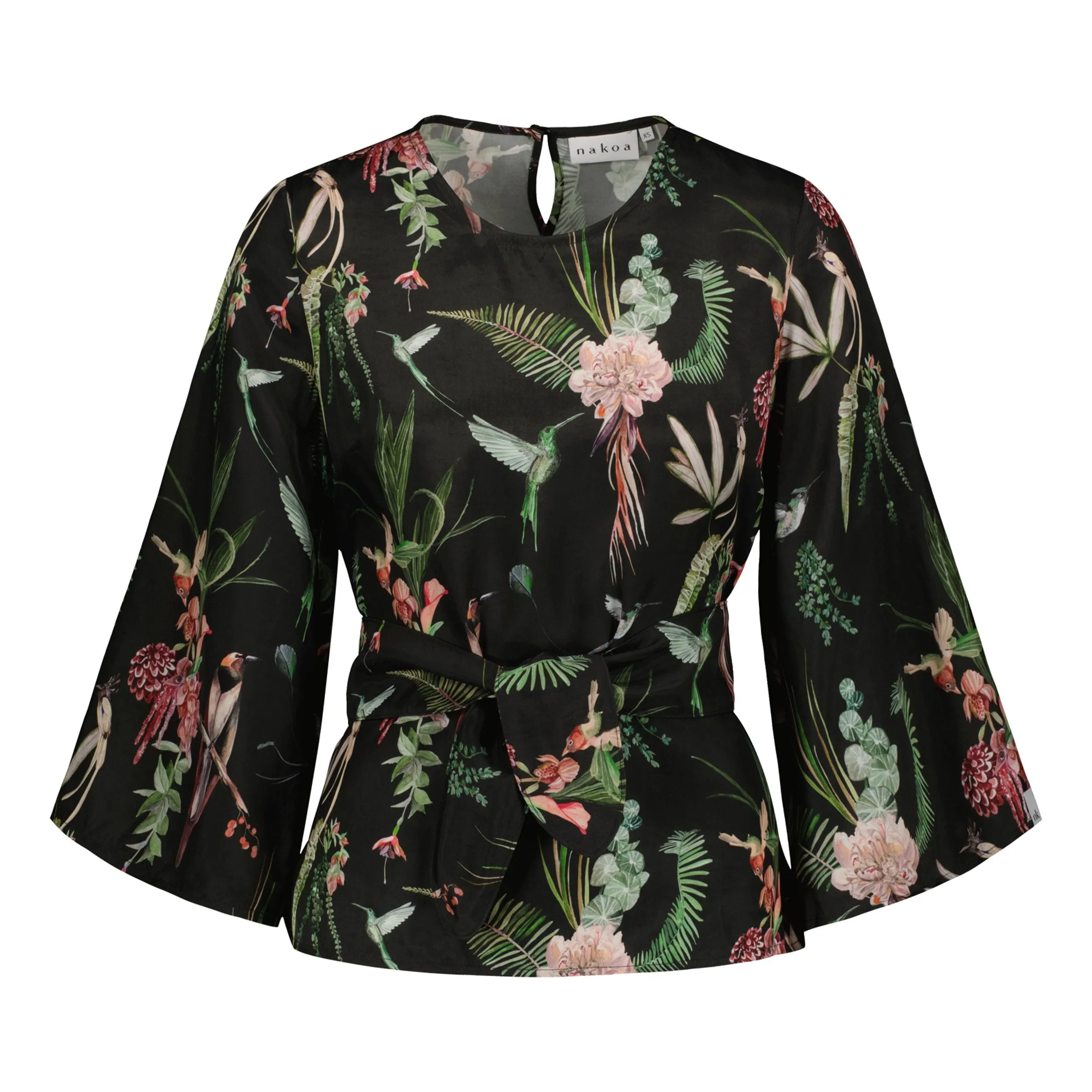 Ophelia Blouse Mockingbird Black