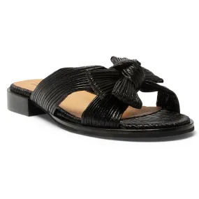 Rhapsody Flat in Black Pleat