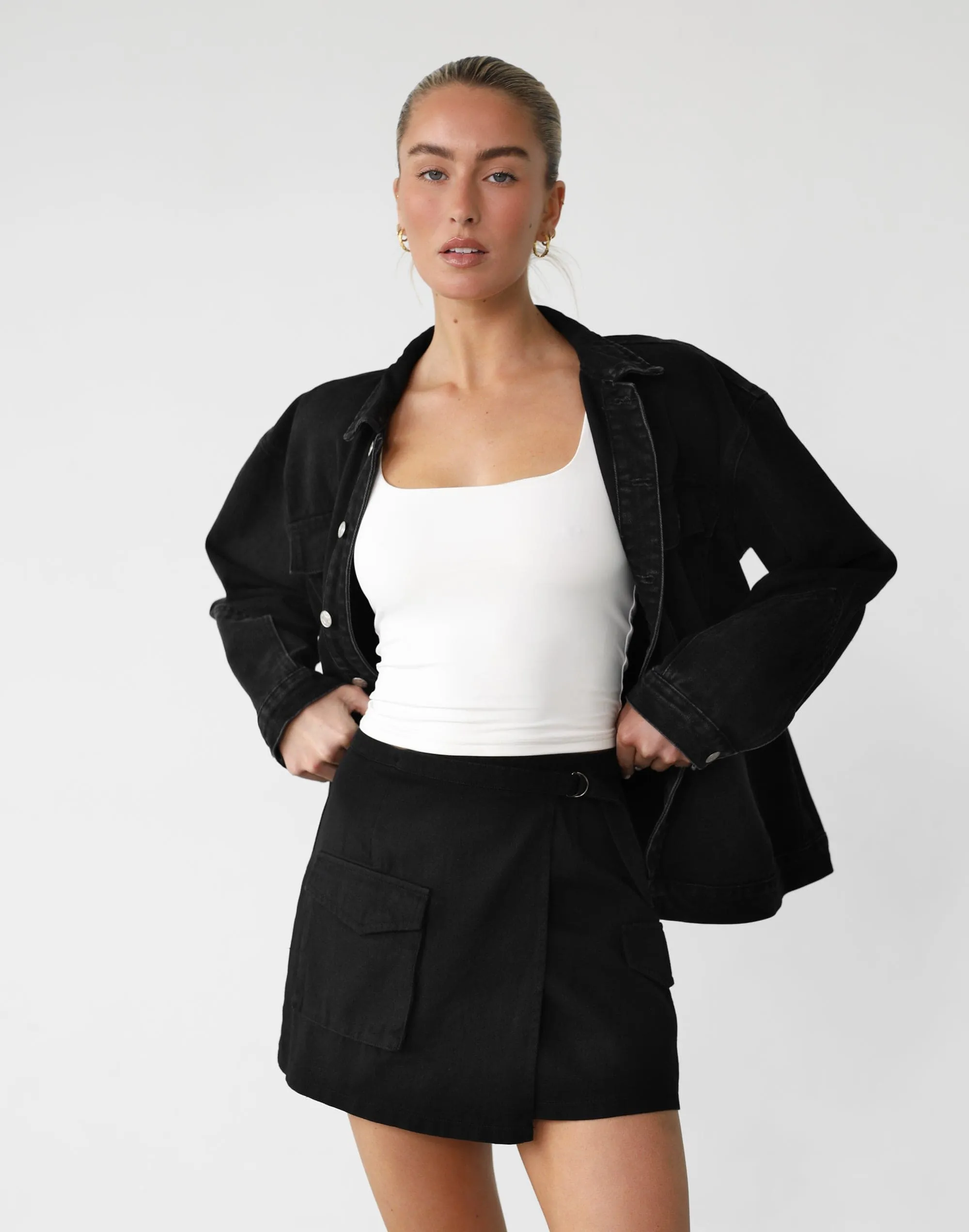 Scottie Mini Skirt (Black)