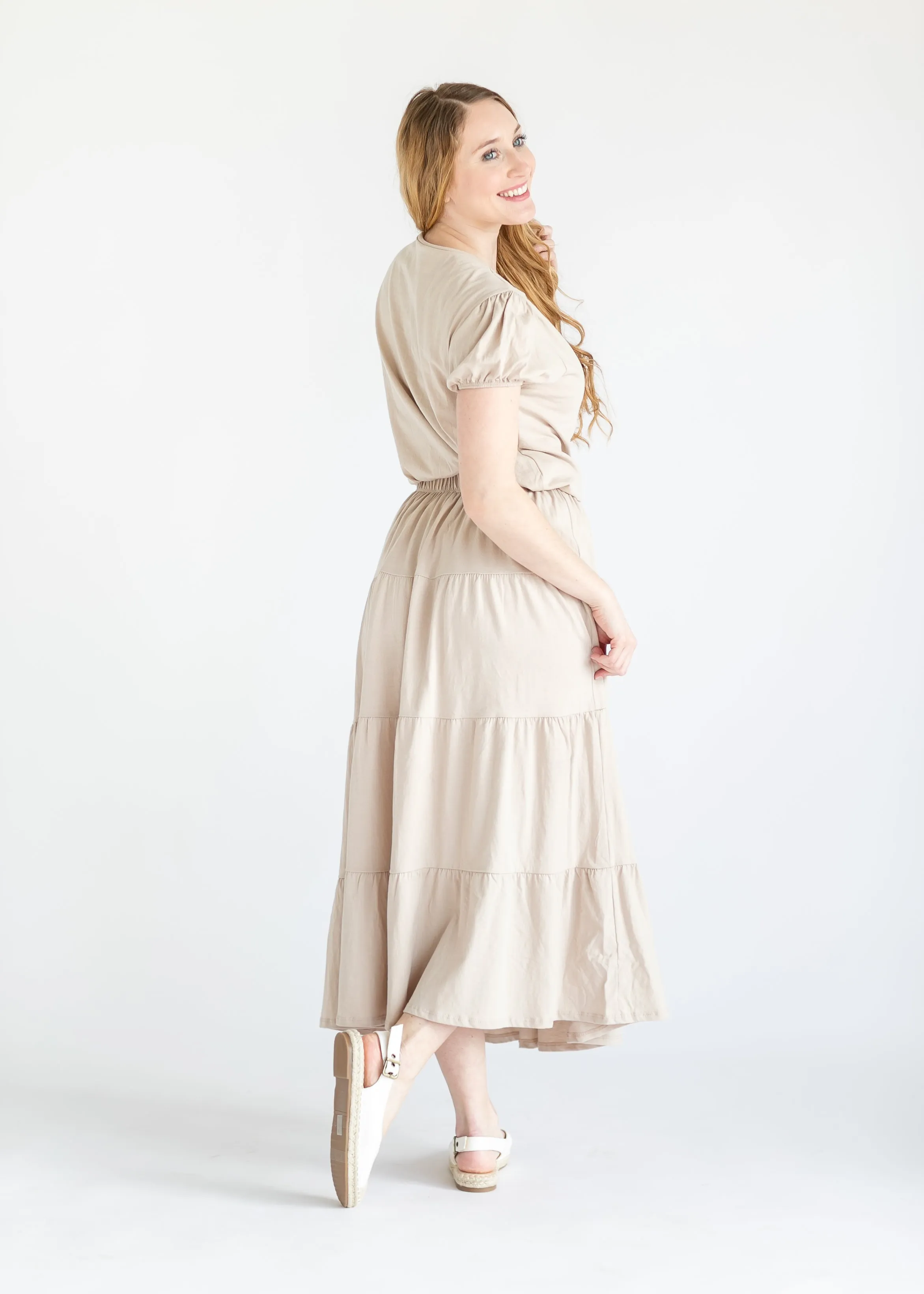 Short Sleeve Maxi Skirt Set - FINAL SALE