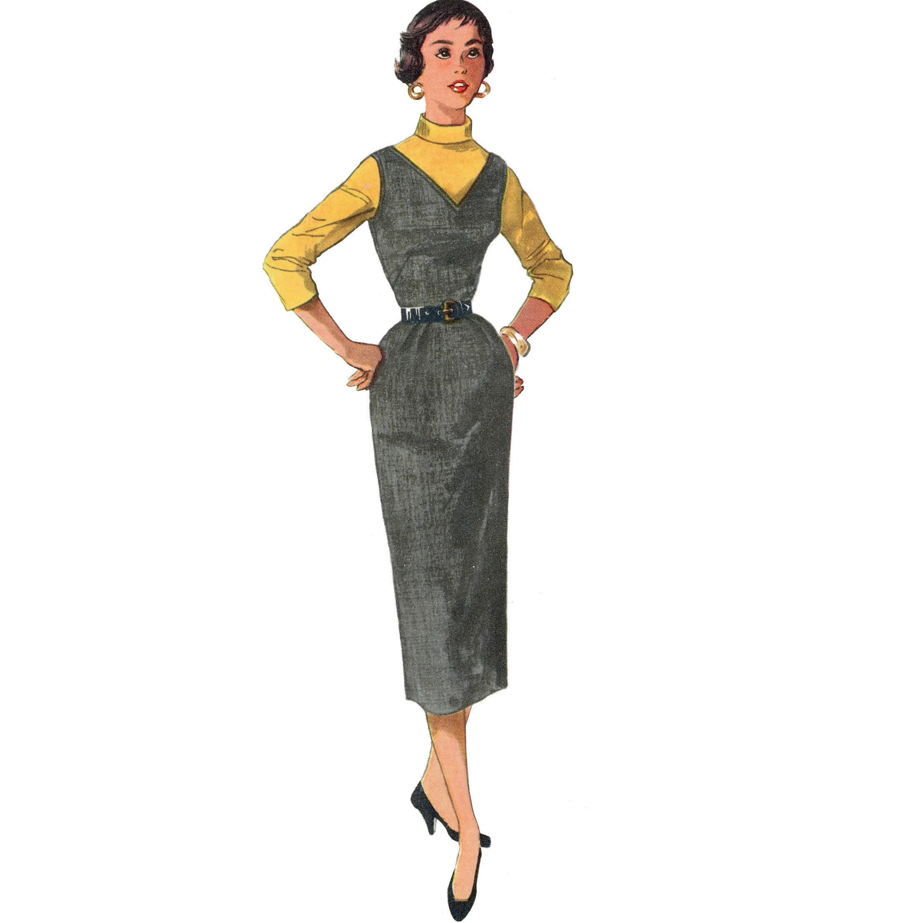 Simplicity Vintage Sewing Pattern 9449 Dress, Jumper and Skirts