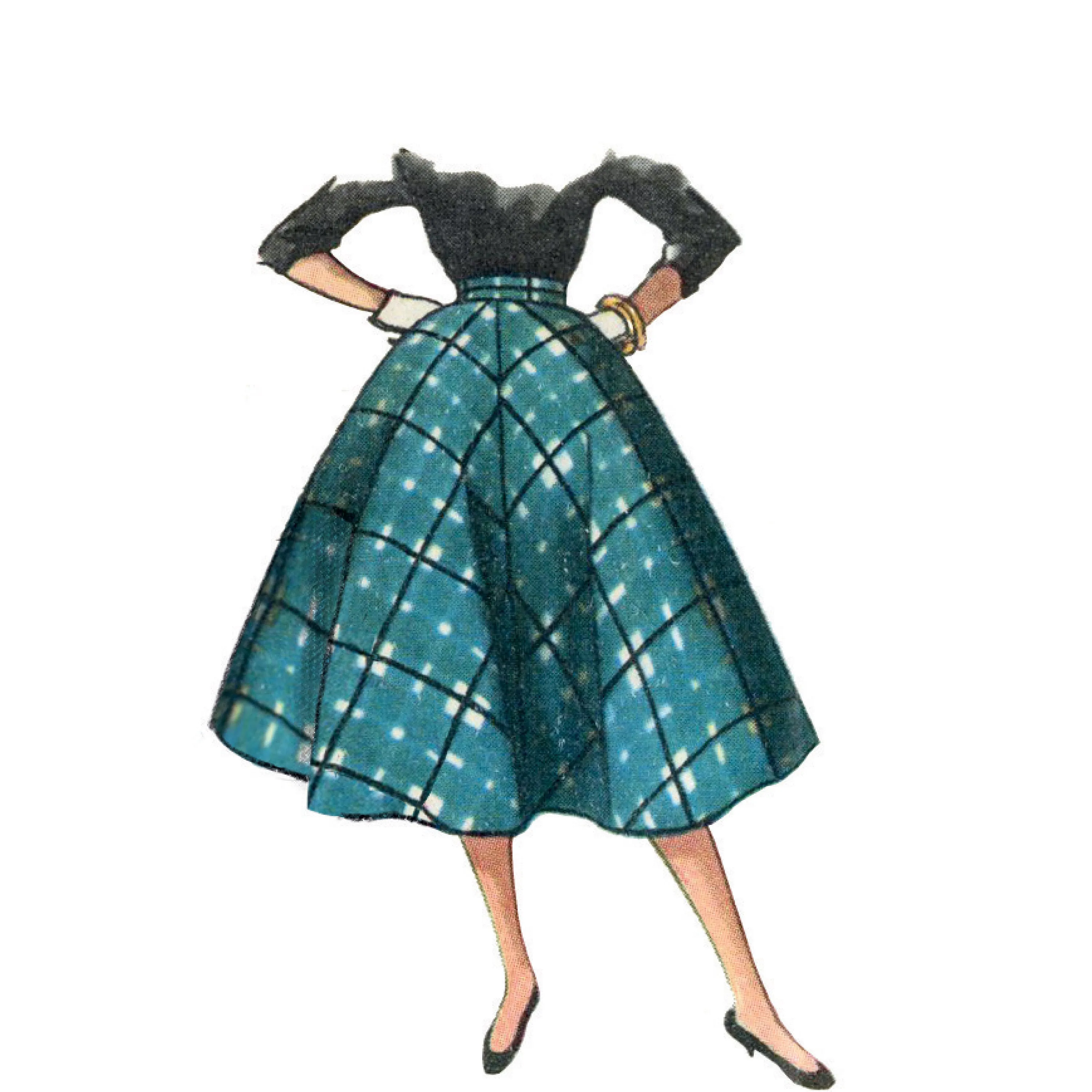 Simplicity Vintage Sewing Pattern 9449 Dress, Jumper and Skirts