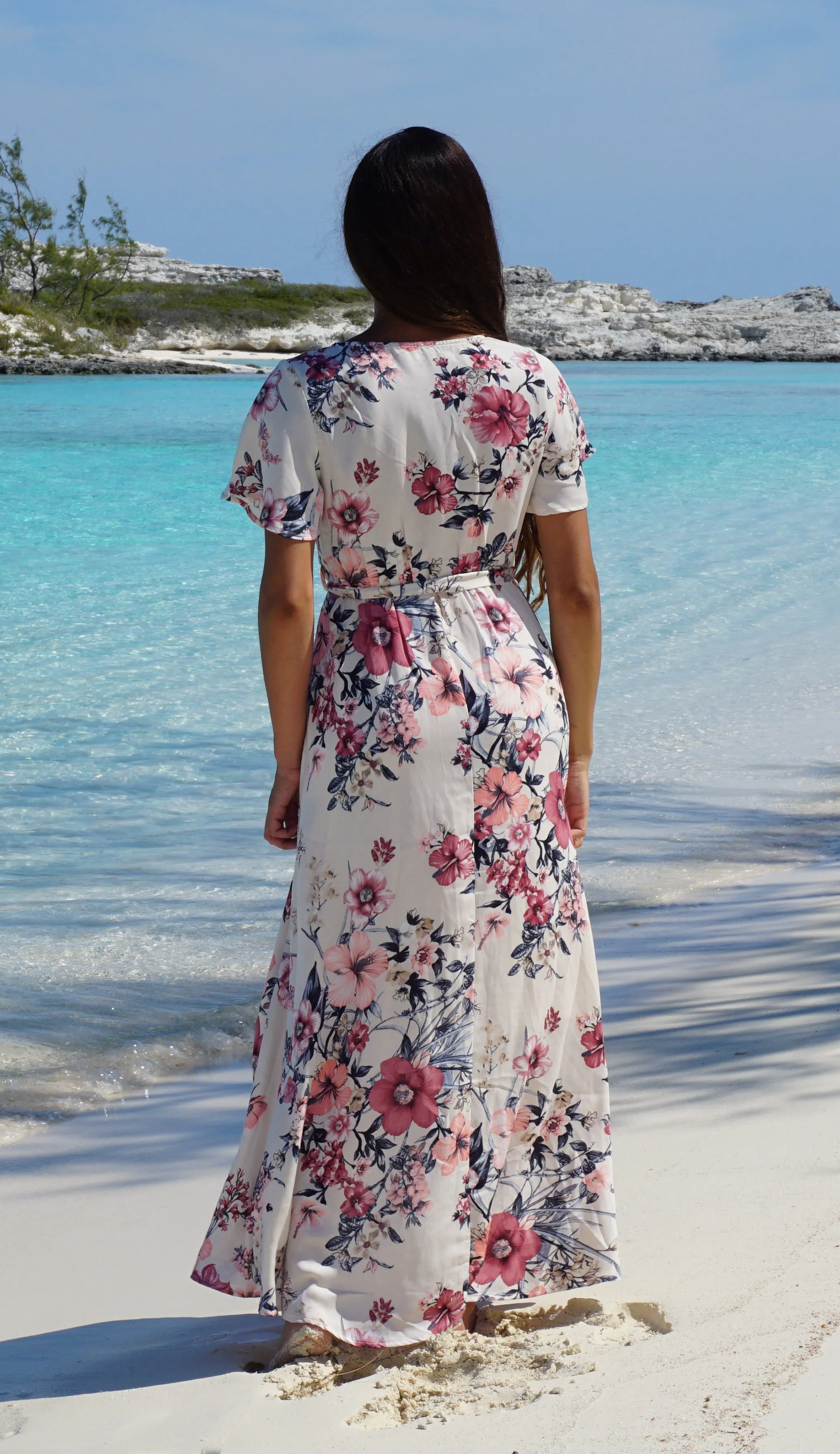 Soft Floral Maxi Dress