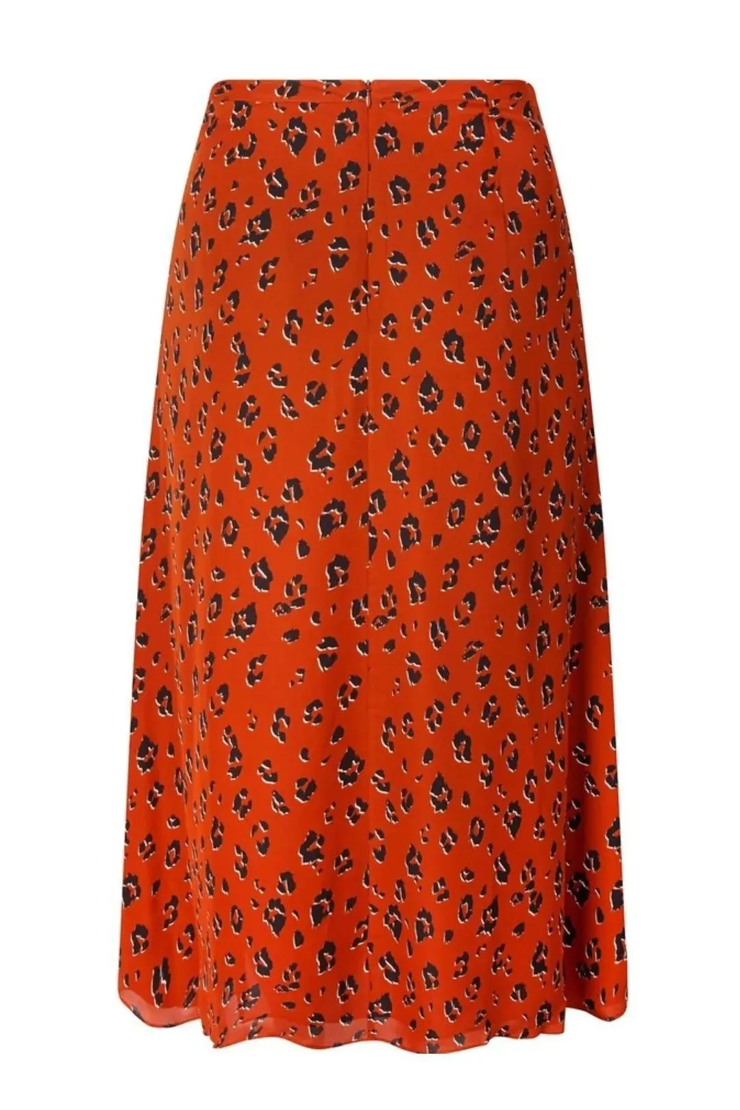 Tuck Skirt - Rust Leopard