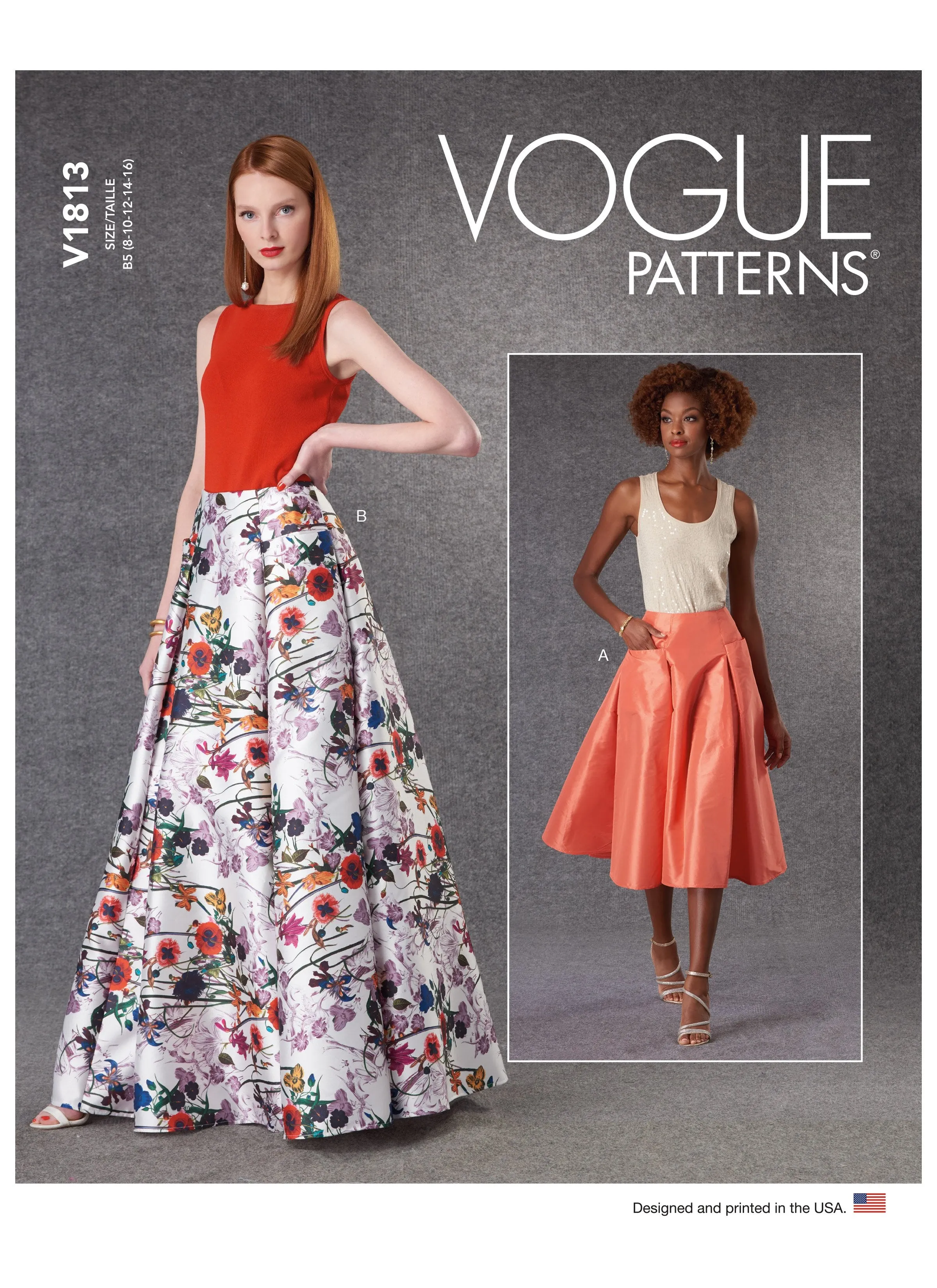 Vogue Sewing pattern 1813 Misses' Skirts