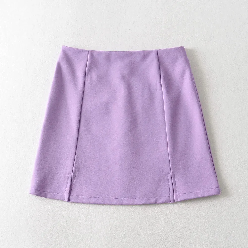 Woman skirts korean style kawaii skirts womens vintage black mini skirt high waisted pencil skirt short sexy skirt tennis purple