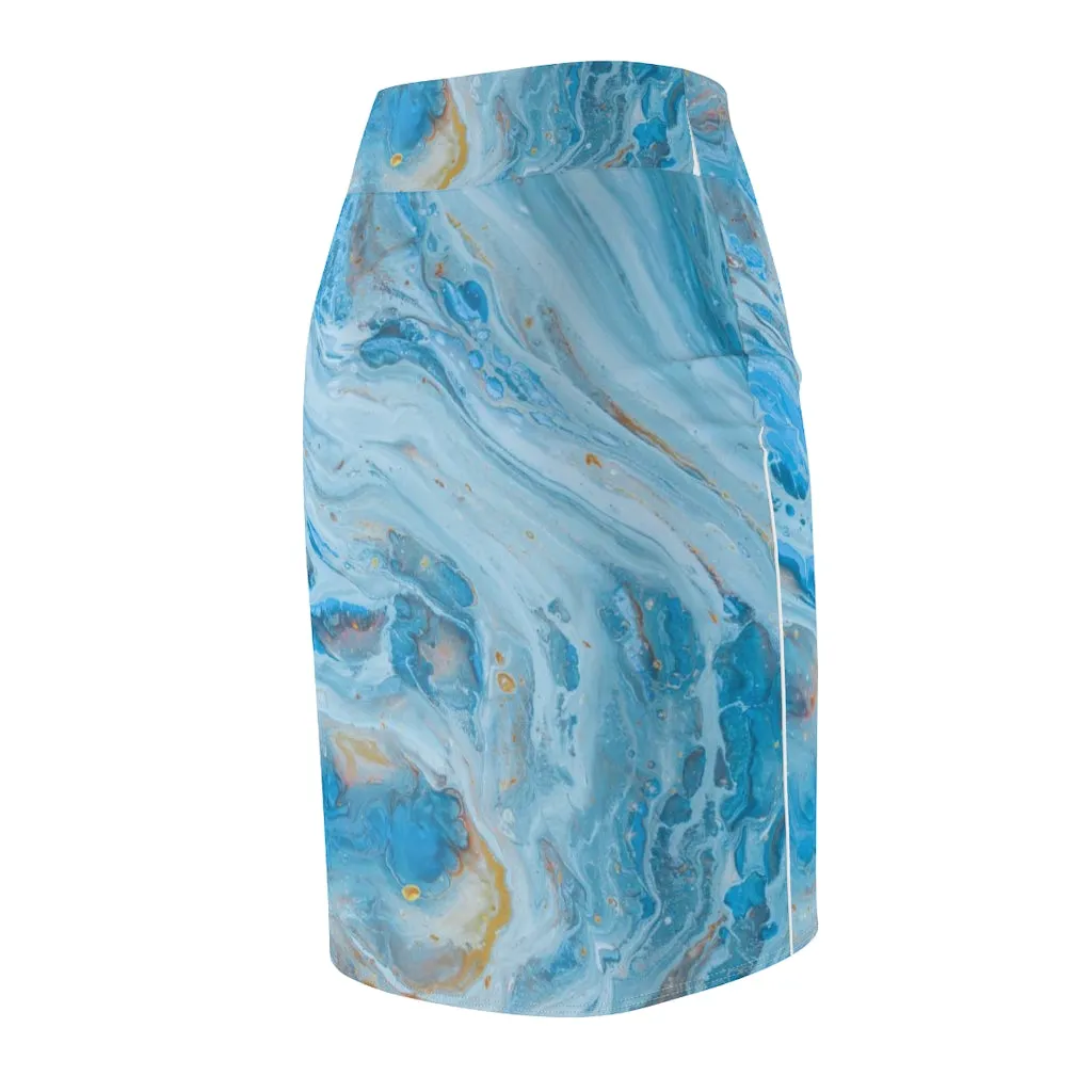 Women's Pencil Skirt (US origin) with great looking colorful design